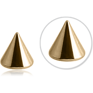 18K GOLD MICRO CONE