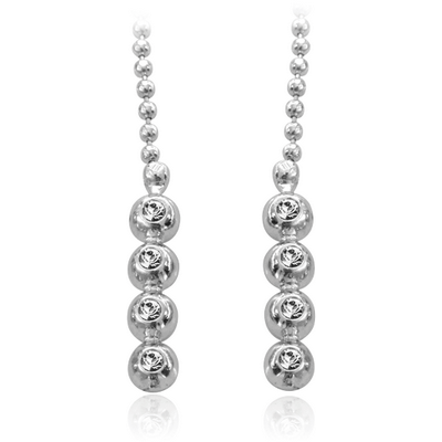 RHODIUM PLATED BRASS BELLY CHAIN WITH JEWELS