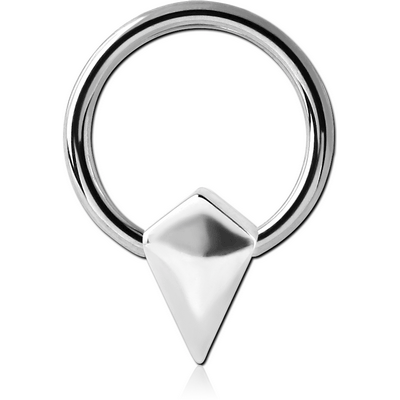 SURGICAL STEEL BALL CLOSURE RING WITH ATTACHMENT - KITE
