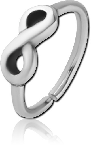SURGICAL STEEL SEAMLESS RING - INFINITY