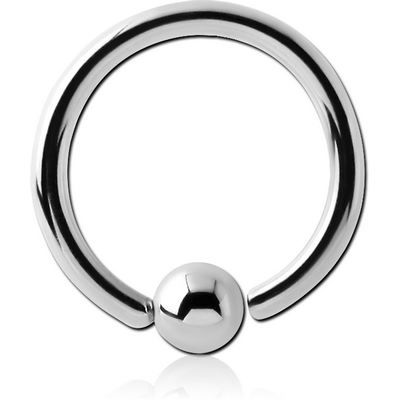 SURGICAL STEEL FIXED BEAD RING