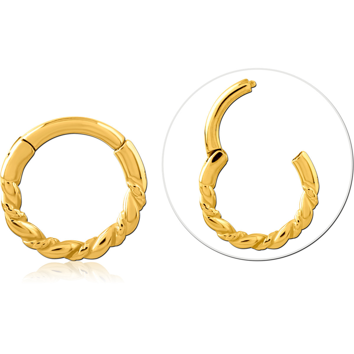 GOLD PVD COATED SURGICAL STEEL MULTI PURPOSE CLICKER