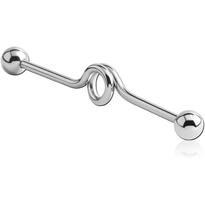 SURGICAL STEEL INDUSTRIAL LOOP BARBELL