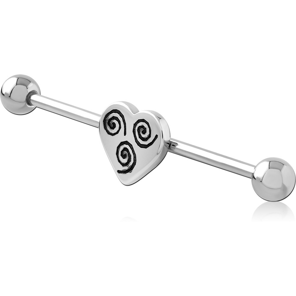 316L SURGICAL STEEL INDUSTRIAL BARBELL