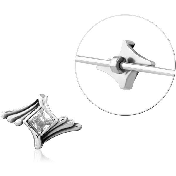 SURGICAL STEEL ADJUSTABLE SLIDING CHARM FOR INDUSTRIAL BARBELL