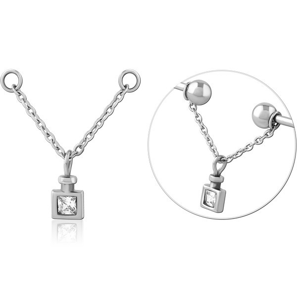 SURGICAL STEEL INDUSTRIAL BARBELL