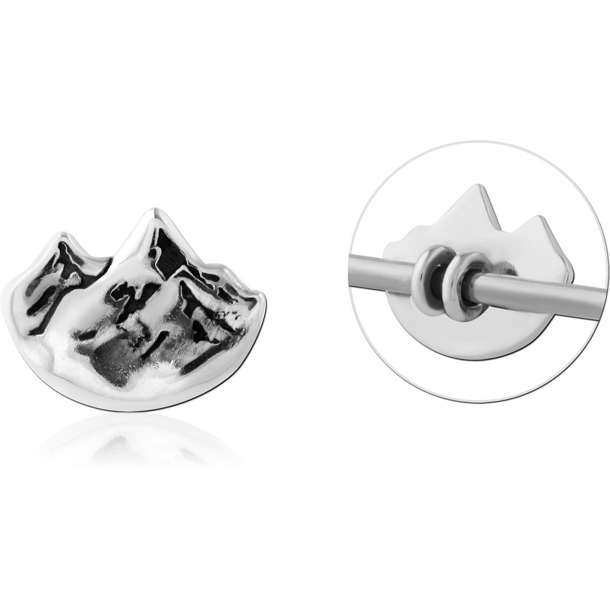 SURGICAL STEEL ADJUSTABLE SLIDING CHARM FOR INDUSTRIAL BARBELL