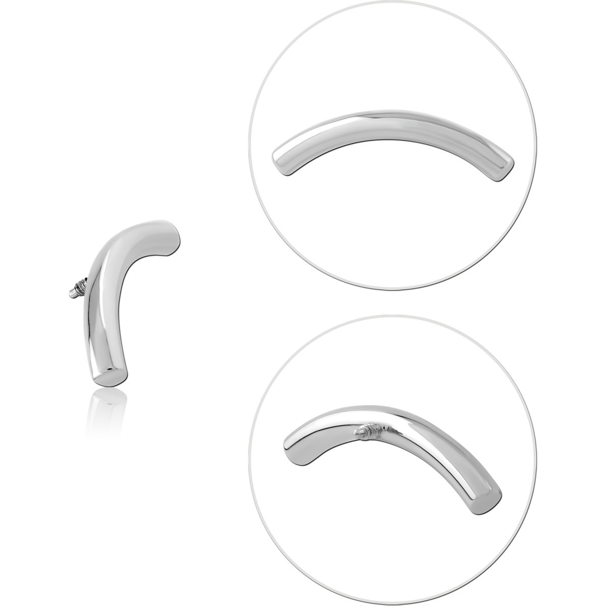 SURGICAL STEEL MICRO ATTACHMENT FOR 1.2MM INTERNALLY THREADED PINS
