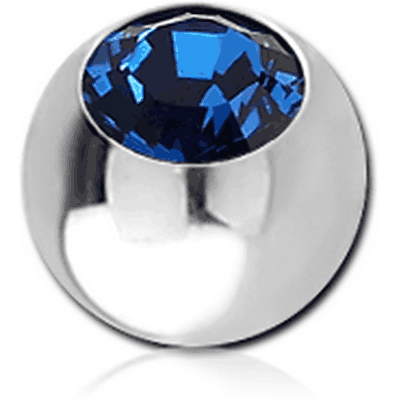 SURGICAL STEEL JEWELED MICRO BALL