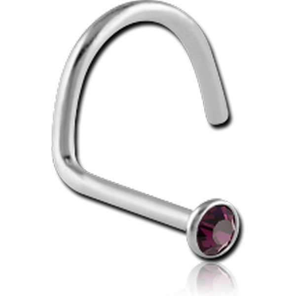SURGICAL STEEL SWAROVSKI CRYSTAL JEWELLED LARGE