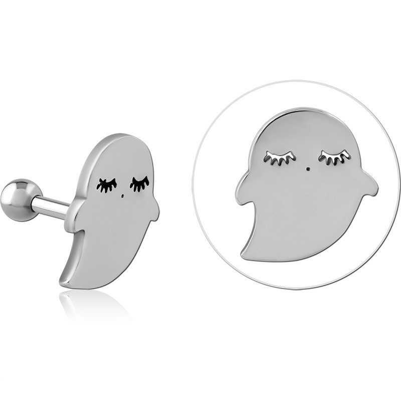 SURGICAL STEEL TRAGUS MICRO BARBELL