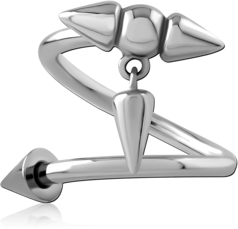 SURGICAL STEEL MICRO BODY SPIRAL