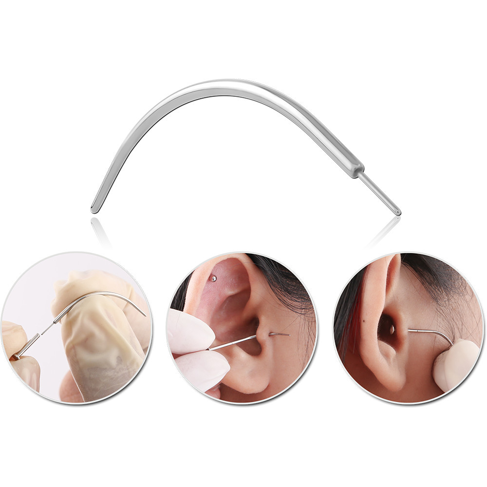 SURGICAL STEEL THREADLESS CURVED PIN