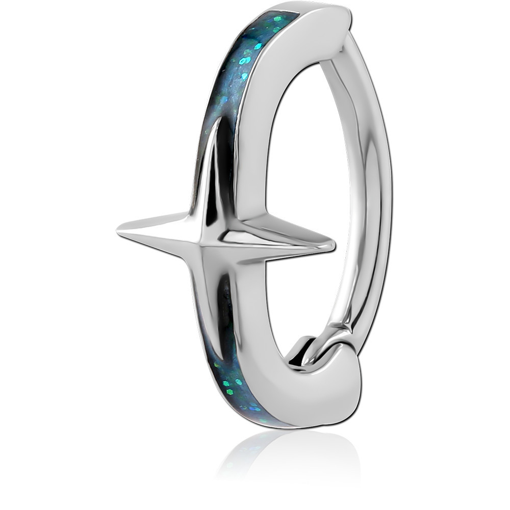 SURGICAL STEEL JEWELED BELLY CLICKER