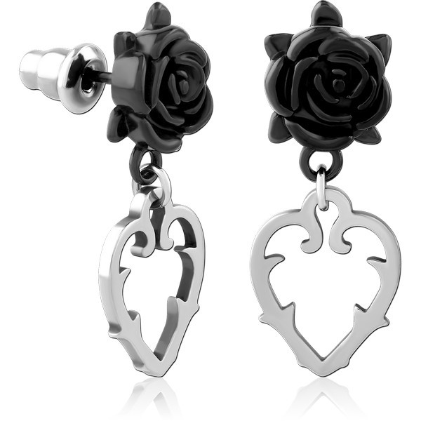 SURGICAL STEEL EAR STUDS PAIR