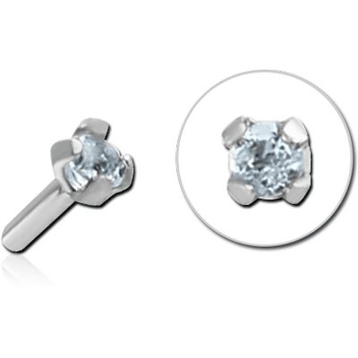 SURGICAL STEEL JEWELED ATTACHMENT FOR BIOFLEX INTERNAL LABRET