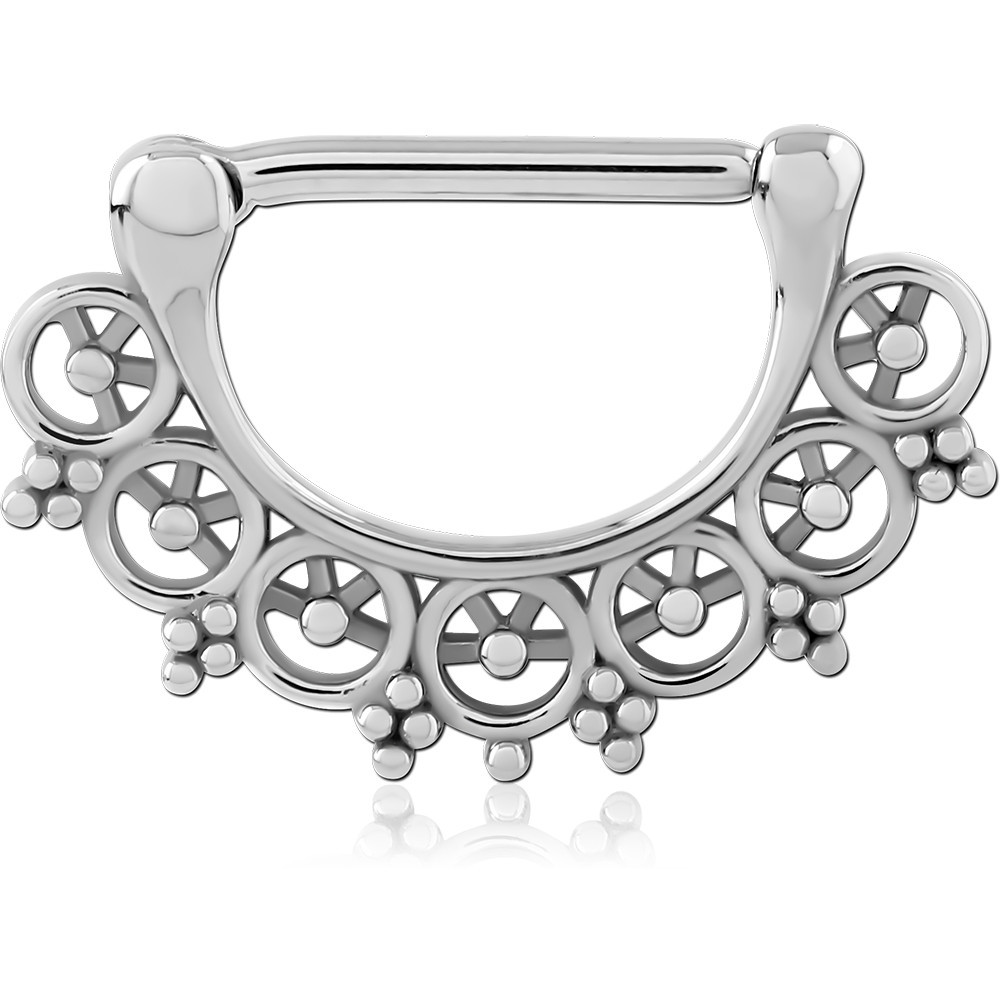 SURGICAL STEEL NIPPLE CLICKER