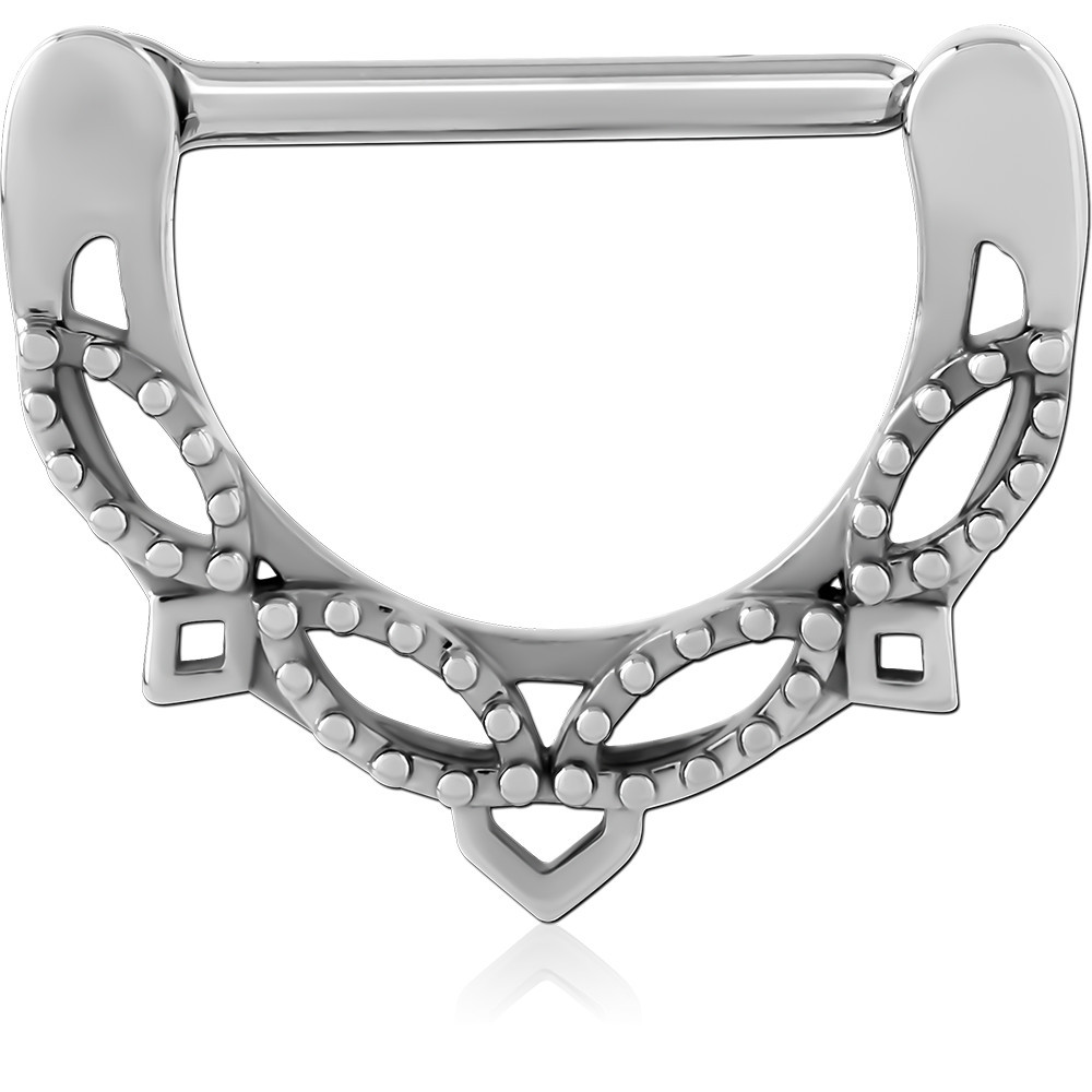 SURGICAL STEEL NIPPLE CLICKER