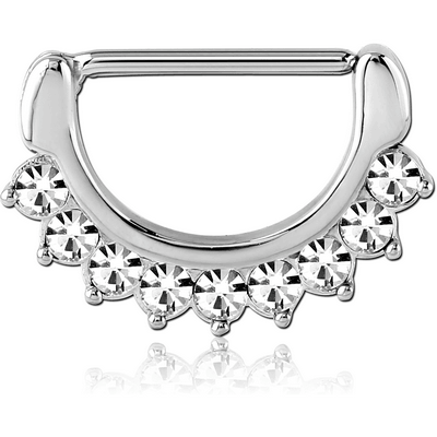 SURGICAL STEEL JEWELLED NIPPLE CLICKER