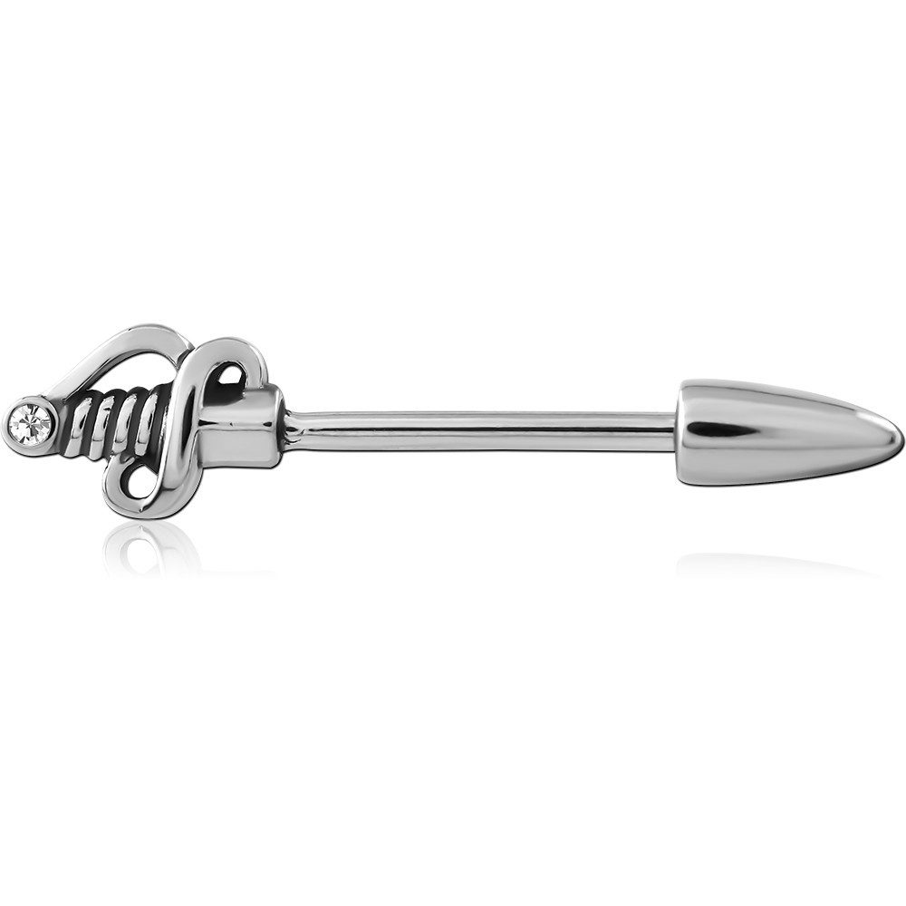 SURGICAL STEEL JEWELED NIPPLE SHIELD