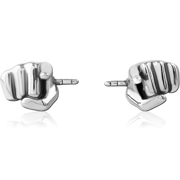 SURGICAL STEEL PAIR OF SIDE PUSH FIT ATTACHMENTS FOR BIOFLEX INTERNAL NIPPLE SHIELD