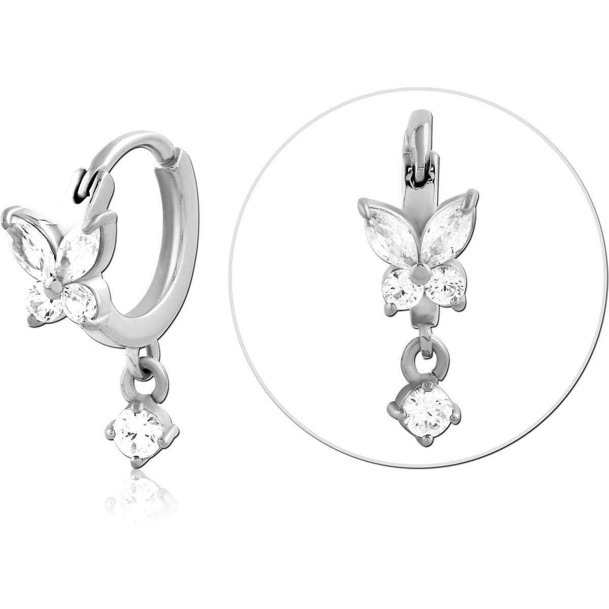 SURGICAL STEEL JEWELED MULTI PURPOSE CLICKER