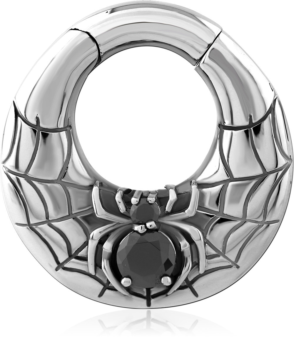 316L SURGICAL STEEL BIG GAUGE CLICKERS RING