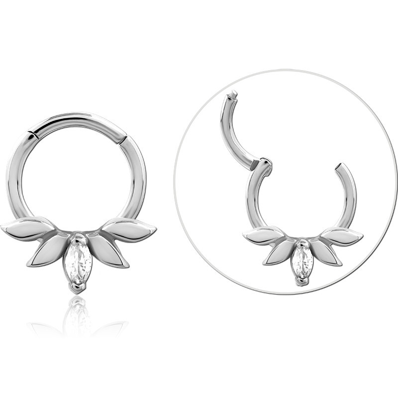 STERLING SILVER 925 JEWELED MULTI PURPOSE CLICKER