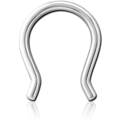 SURGICAL STEEL SEPTUM RETAINER - CURVED