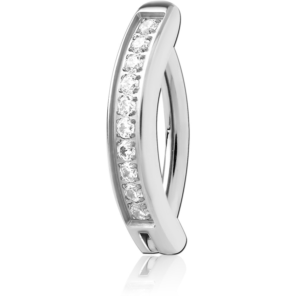 TITANIUM JEWELED BELLY CLICKER