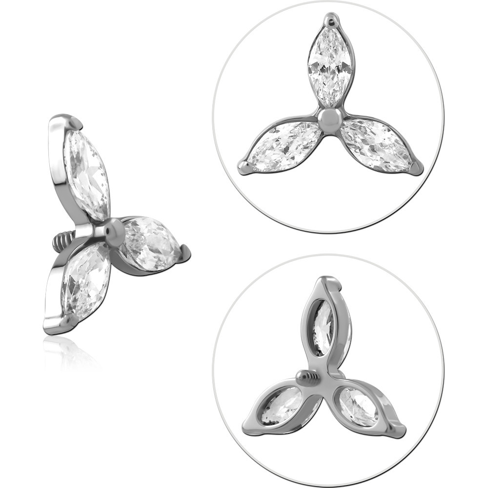 TITANIUM JEWELED MICRO ATTACHMENT FOR 1.2MM INTERNALLY THREADED PINS-KITE