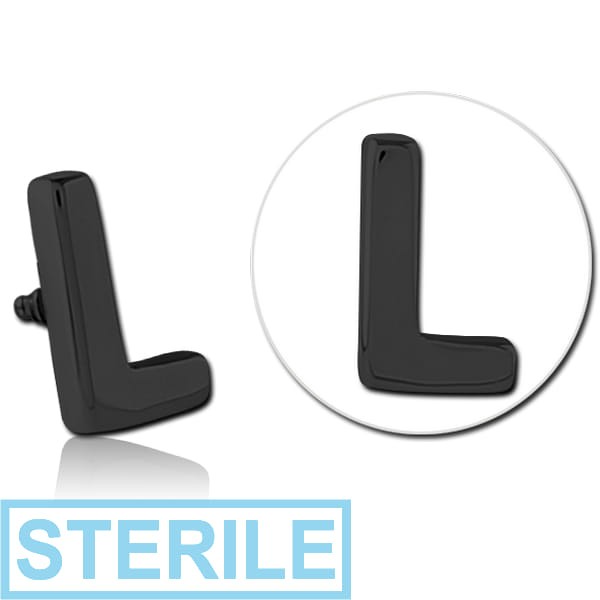 STERILE BLACK PVD COATED SURGICAL STEEL MICRO ATTACHMENT FOR 1.2MM INTERNALLY THREADED PINS - L