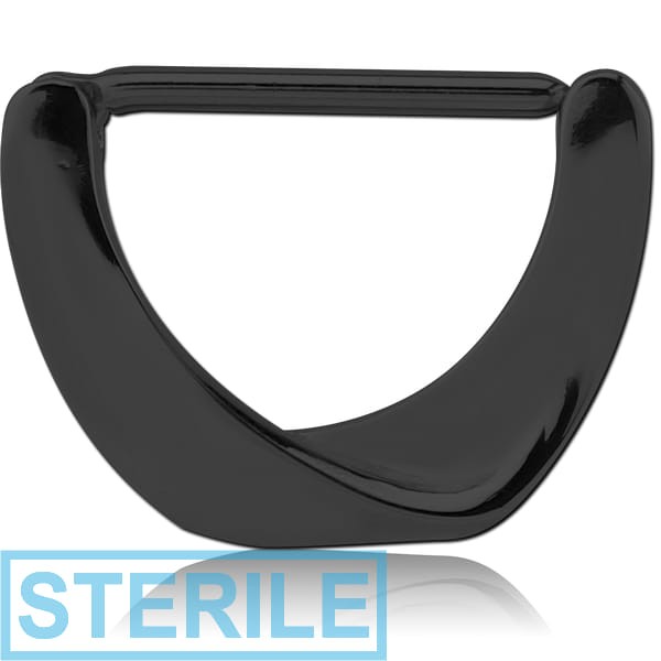 STERILE BLACK PVD COATED SURGICAL STEEL NIPPLE CLICKER