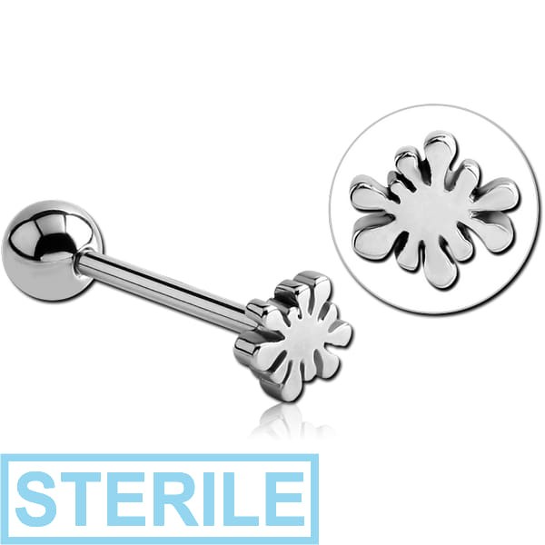STERILE SURGICAL STEEL BARBELL - SPLAT