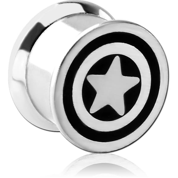 STERILE STAINLESS STEEL LASER ETCHED BOX PLUG