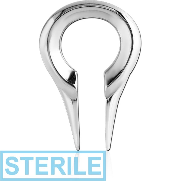 STERILE SURGICAL STEEL CLAW - POINTY HORSESHOE