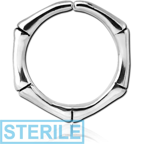 STERILE SURGICAL STEEL SEAMLESS RING - BONES