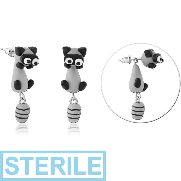STERILE UV ACRYLIC POLYMER EAR STUDS