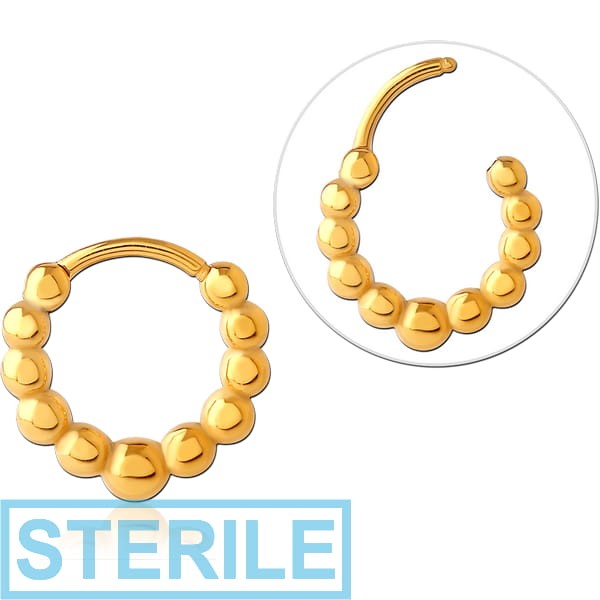 STERILE GOLD PVD COATED SURGICAL STEEL MULTI PURPOSE CLICKER