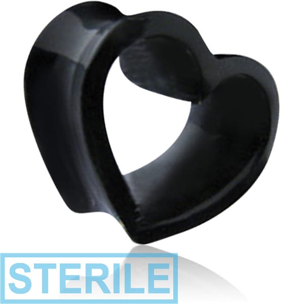 STERILE ORGANIC HORN TUNNEL DOUBLE FLARED HEART