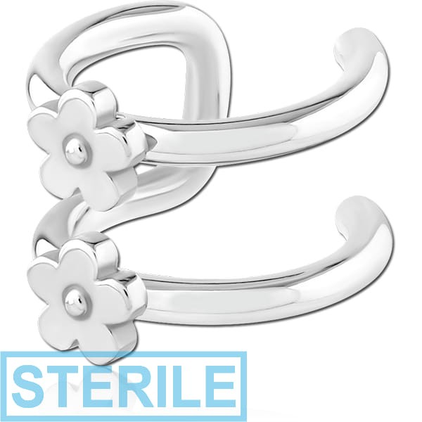 STERILE SURGICAL STEEL ILLUSION EAR CUFF