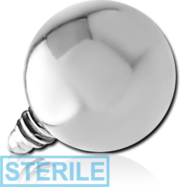STERILE SURGICAL STEEL BALL FOR INTERNALLY THREADED SBC