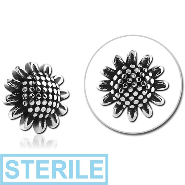 STERILE SURGICAL STEEL ATTACHMENT FOR 1.6MM INTERNALLY THREADED PINS - SUNFLOWER