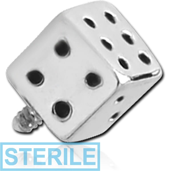 STERILE SURGICAL STEEL DICE FOR 1.2MM INTERNALLY THREADED PINS