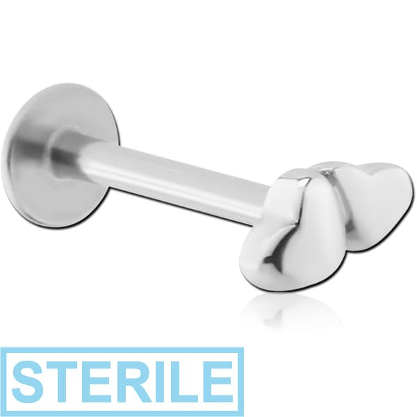STERILE SURGICAL STEEL INTERNALLY THREADED MICRO LABRET