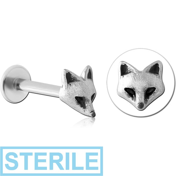 STERILE SURGICAL STEEL INTERNALLY THREADED MICRO LABRET