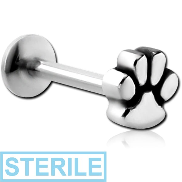 STERILE SURGICAL STEEL INTERNALLY THREADED MICRO LABRET