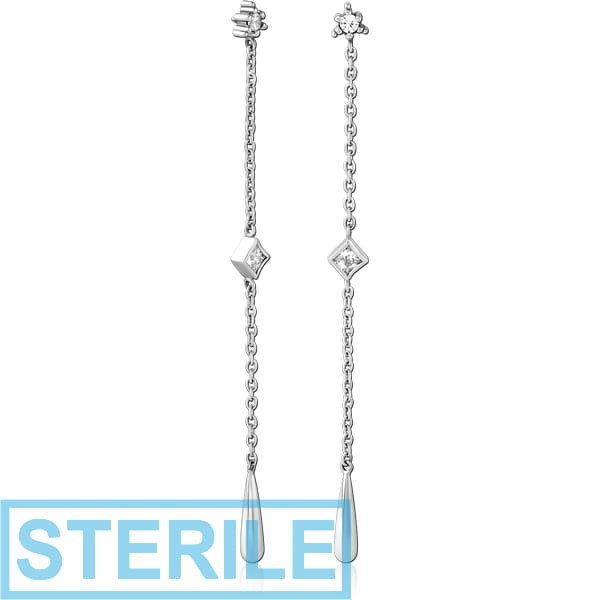 STERILE SURGICAL STEEL JEWELLED MICRO ATTACHMENT FOR 1.2MM INTERNALLY THREADED PINS