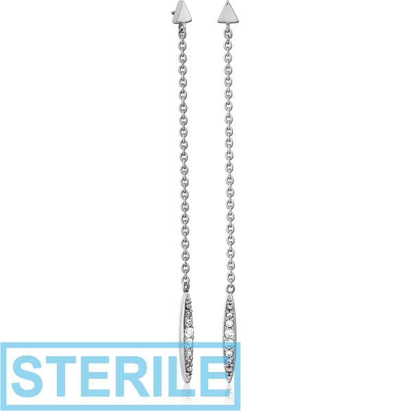 STERILE SURGICAL STEEL JEWELLED MICRO ATTACHMENT FOR 1.2MM INTERNALLY THREADED PINS