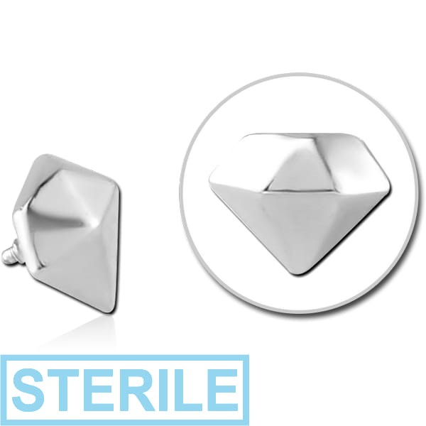 STERILE SURGICAL STEEL MICRO ATTACHMENT FOR 1.2MM INTERNALLY THREADED PINS - DIAMOND